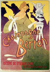 Champagne Berton, printed by Josse Goosens, c.1900